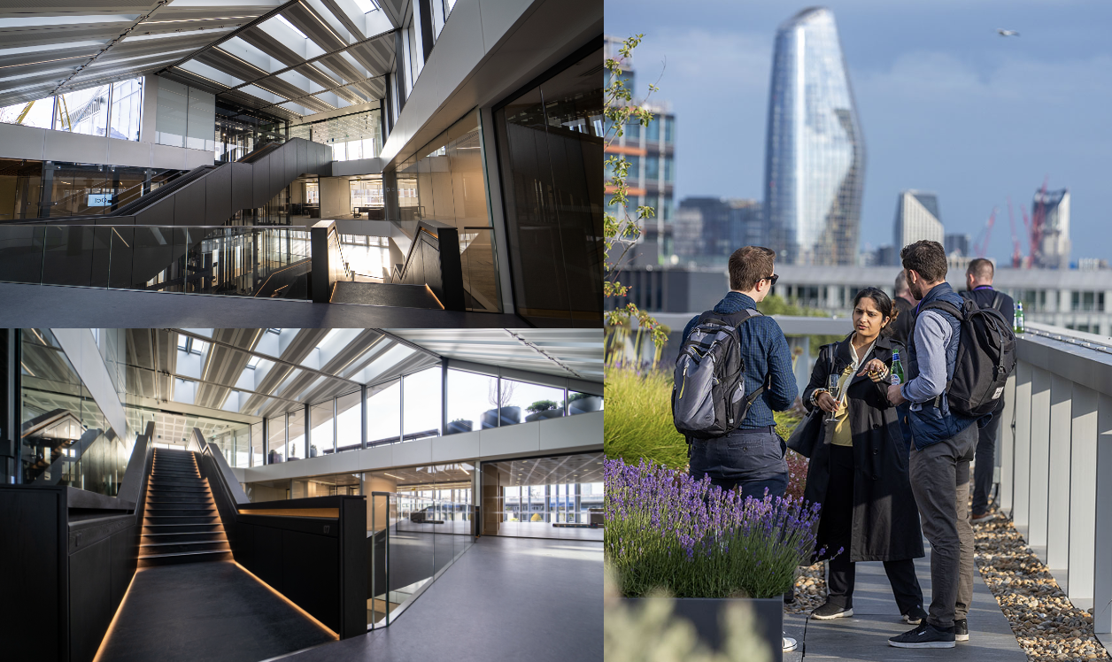 Montage of photos of 150 Holborn